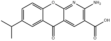 2-Amino-7-isopropyl-5-oxo-5H-[1]benzopyrano[2,3-b]pyridine-3-carboxylic acid(68302-57-8)